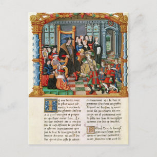 Charles de Bold, hertog van Bourgogne Briefkaart
