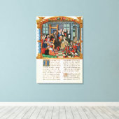 Charles de Bold, hertog van Bourgogne Canvas Afdruk (Insitu (Houten vloer))