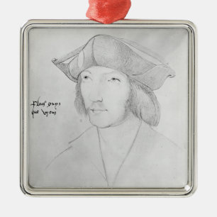 Charles de Bourbon 16e eeuw Metalen Ornament