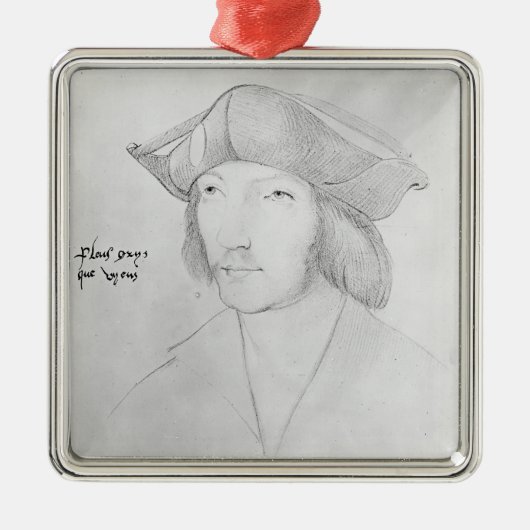 Charles de Bourbon 16e eeuw Metalen Ornament (Voorkant)