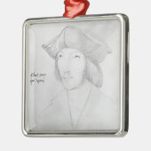 Charles de Bourbon 16e eeuw Metalen Ornament (Links)
