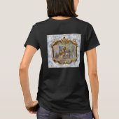 Charles de Gaulle & Cinderella Clouded Mirror Blk T-shirt (Achterkant)