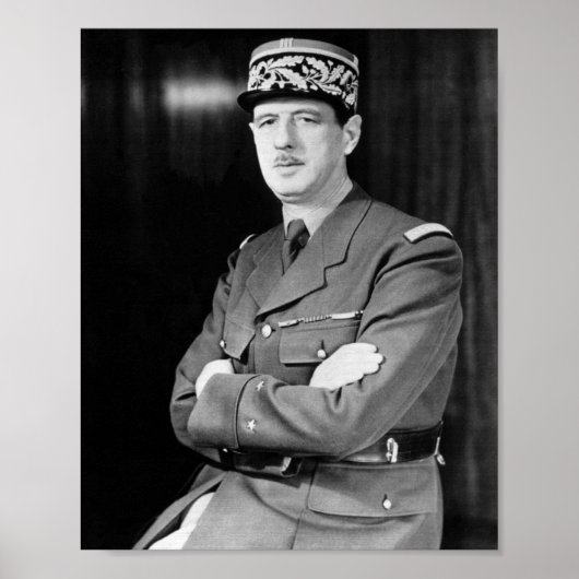 Charles De Gaulle Poster (Voorkant)