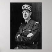 Charles de Gaulle Poster (Voorkant)