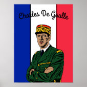 Charles de Gaulle Poster (Voorkant)