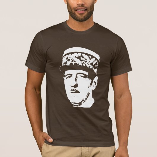 Charles de Gaulle T-shirt (Voorkant)