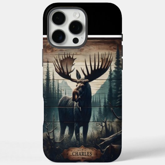 Charles, de majestueuze eland Case-Mate iPhone case (Achterkant)