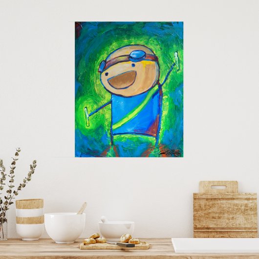 Charles de Raver 24x30" Poster (Keuken)