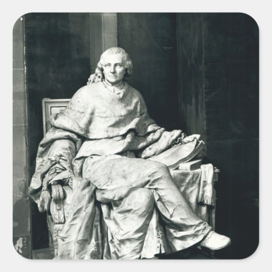 Charles de Secondat Baron de Montesquieu, 1779 Vierkante Sticker (Voorkant)