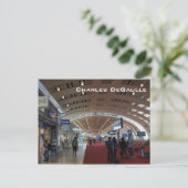 Charles DeGaulle International Airport Briefkaart (Staand voorkant)