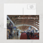 Charles DeGaulle International Airport Briefkaart (Voorkant / Achterkant)