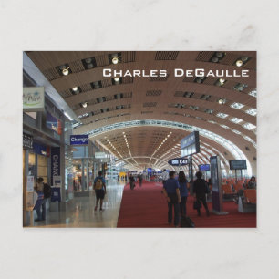 Charles DeGaulle International Airport Briefkaart