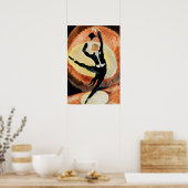 Charles Demuth Acrobatische Mannelijke Danser met  Poster (Keuken)