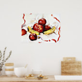 Charles Demuth - Apples and Bananas Poster (Keuken)