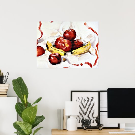Charles Demuth - Apples and Bananas Poster (Thuiskantoor)