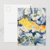 Charles Demuth - Geel en Blauw, Briefkaart (Voorkant / Achterkant)