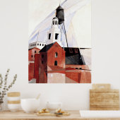 Charles Demuth schilderij, Lancaster Poster (Keuken)