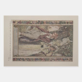 Charles Dickens' A Christmas Carol 1914 Gift Wrap Inpakpapier Vel (Voorkant 3)