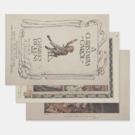 Charles Dickens' A Christmas Carol (1914) Inpakpapier Vel