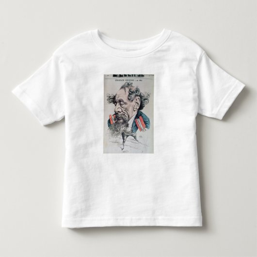 Charles Dickens astride over het Kanaal Kinder Shirts (Voorkant)