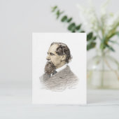 Charles Dickens Briefkaart (Staand voorkant)