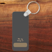 Charles Dickens Cat Quote Sleutelhanger (Achterkant)