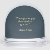Charles Dickens' Cat Quote Sneeuwbol (Achterkant)