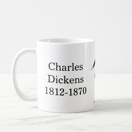 Charles Dickens citeert boeken Koffiemok (Links)
