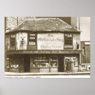 Charles Dickens Curiosity Shop, London  Poster