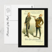 Charles Dickens, "David Copperfield" Briefkaart (Voorkant / Achterkant)