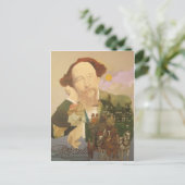 Charles Dickens, Engelse auteur Briefkaart (Staand voorkant)