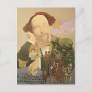 Charles Dickens, Engelse auteur Briefkaart