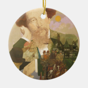Charles Dickens, Engelse auteur Keramisch Ornament