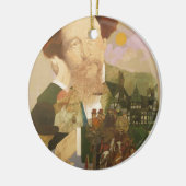 Charles Dickens, Engelse auteur Keramisch Ornament (Links)