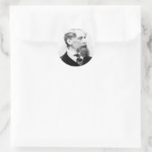 Charles Dickens Foto Ronde Sticker (Tas)