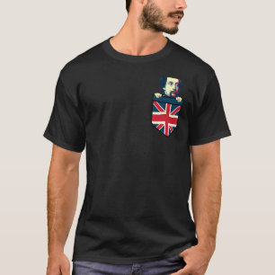 Charles Dickens Groot-Brittannië in mijn zak T-shirt