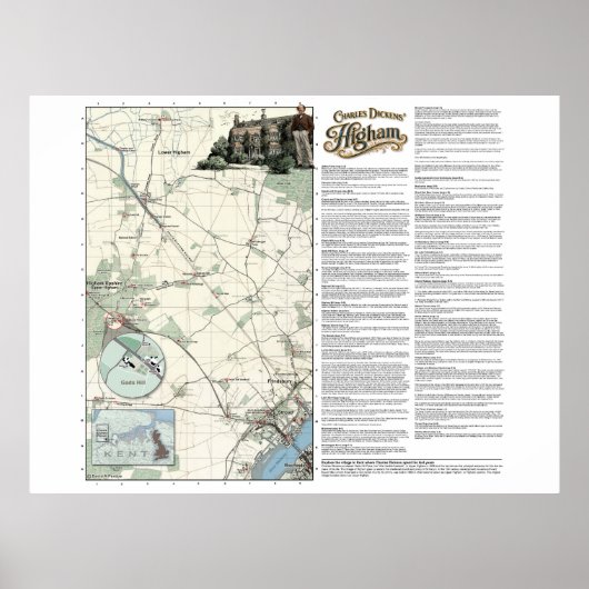 Charles Dickens' Higham Poster (Voorkant)