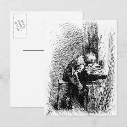 Charles Dickens in de bloedvaten Briefkaart (Voorkant / Achterkant)