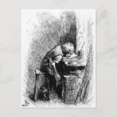 Charles Dickens in de bloedvaten Briefkaart (Voorkant)