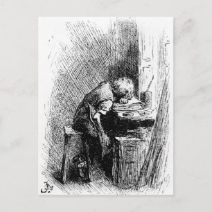 Charles Dickens in de bloedvaten Briefkaart
