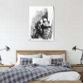 Charles Dickens in de bloedvaten Canvas Afdruk (Insitu (Slaapkamer))