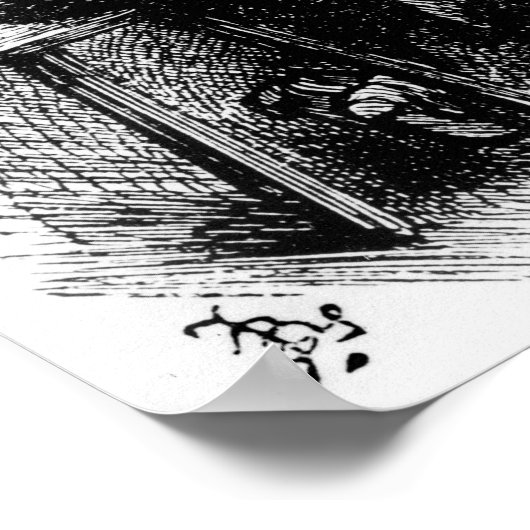 Charles Dickens in de bloedvaten Poster (Hoek)