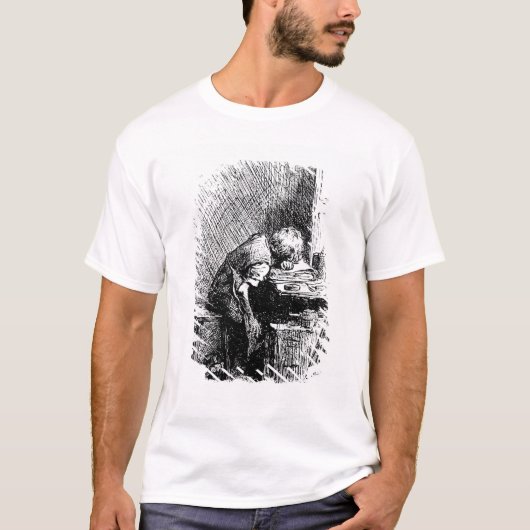 Charles Dickens in de bloedvaten T-shirt (Voorkant)