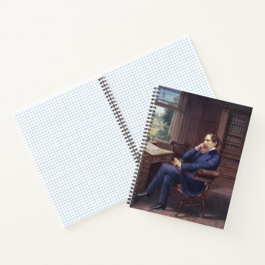 Charles Dickens in zijn boek (Binnen)