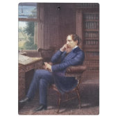 Charles Dickens in zijn boek Klembord (Achterkant)