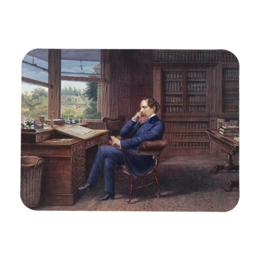 Charles Dickens in zijn boek Magneet (Horizontaal)