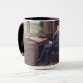 Charles Dickens in zijn boek Mok (Voorkant links)