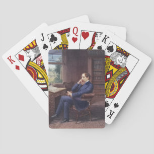 Charles Dickens in zijn boek Pokerkaarten