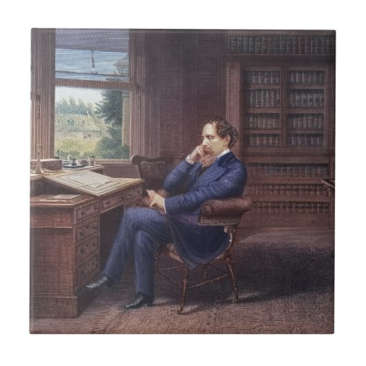 Charles Dickens in zijn boek Tegeltje (Voorkant)
