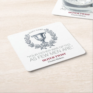 Charles Dickens - Je vader kreeg cadeautjes - Trof Kartonnen Onderzetters